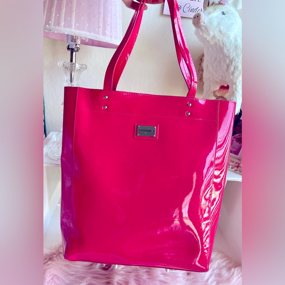 Cynthia Rowley Fuchsia Pink Patent Leather Handbag